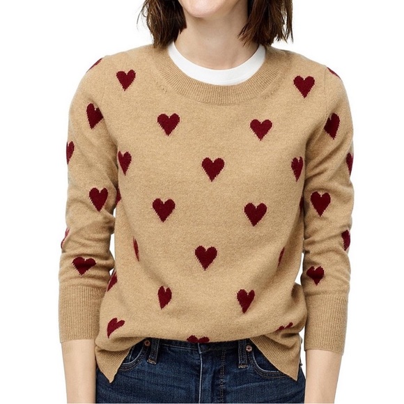 J. Crew Sweaters - J.Crew Heart 100% Cashmere Sweater
